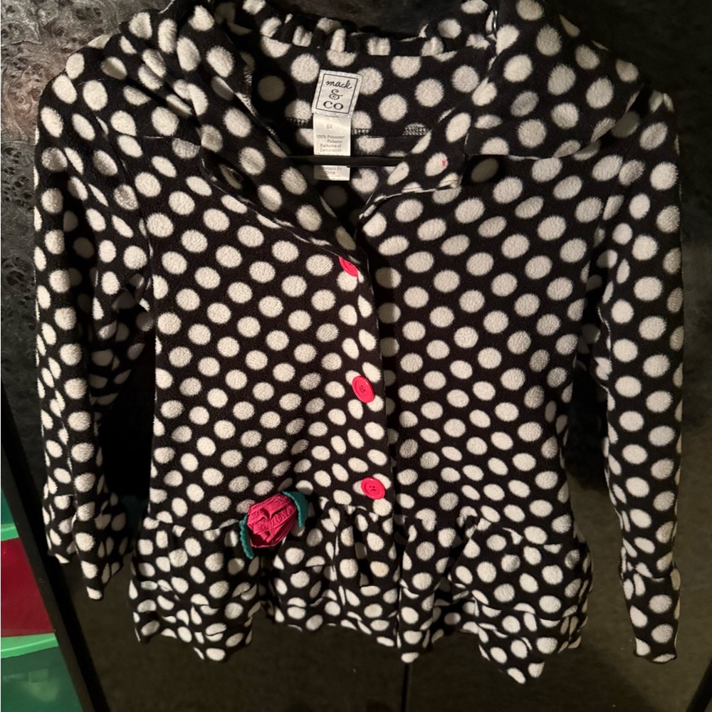 Cute polkadot coat
